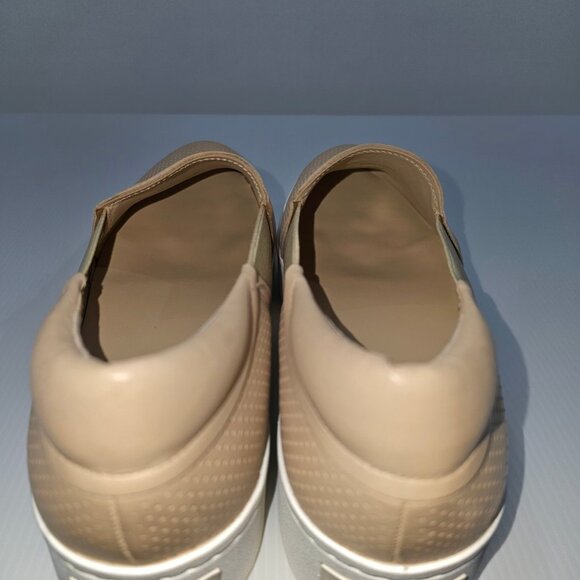 NEW Vince Warren II Sneaker Platform Slip On Loafer Perforated Tan Leather 9.5 - Picture 10 of 13